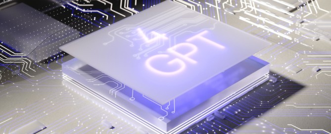 a computer chip with the word gpt printed on it