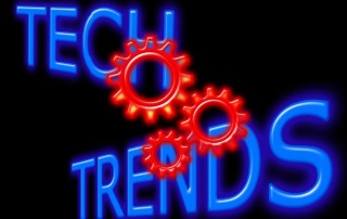 Free technology trend development illustration