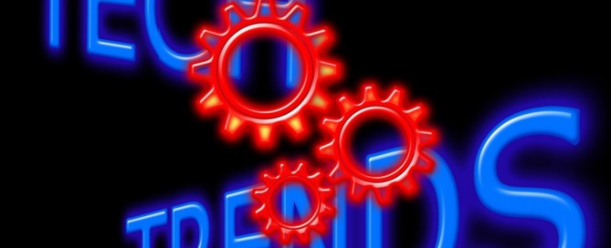 Free technology trend development illustration