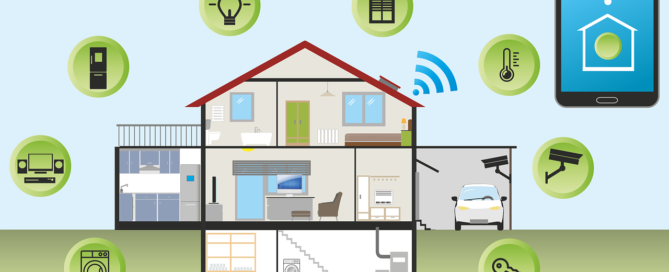Free smart home house technology vector
