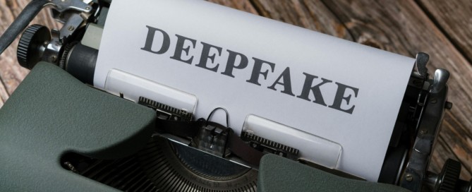 Free A typewriter with the word deepfake on it Stock Photo