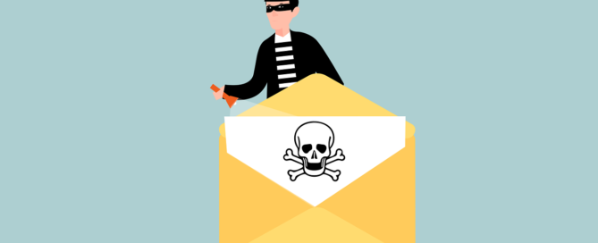 Free mail phishing scam vector