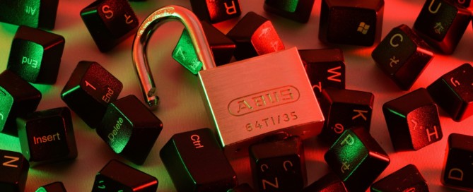 red and black love lock