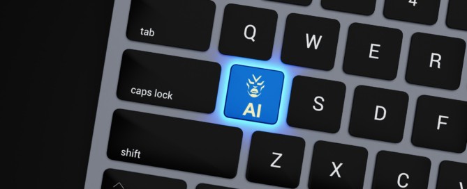 a close up of a keyboard with a blue button