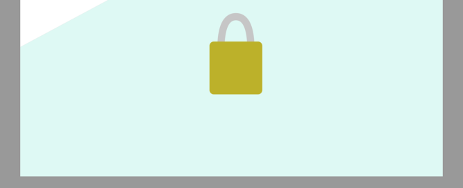 Free security lock protect vector